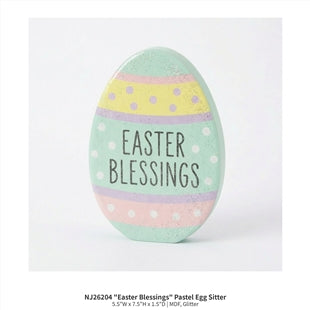 26204 "Easter Blessings" Pastel Eng Sitter