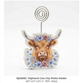 N 26083 Highland Cow Cilp Photo Holder