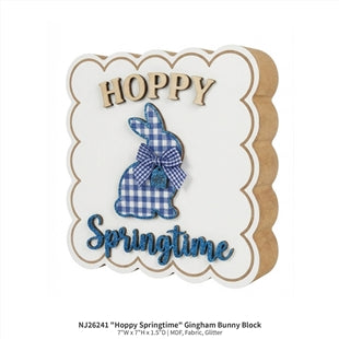 6241 Hower printiNGingham unny Block