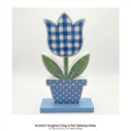 126237 Ginzham Tulip in Pot Tabletop Sitter