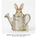 NJ26038 Bunny Peeking from Watering Can