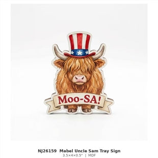 NJ26159 Mabel Uncle Sam Tray Sign
