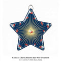 NJ26 71 Liberty Blooms Star Mini Ornament