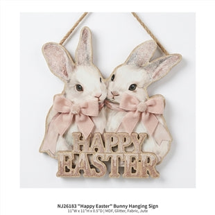 26183 "Happy taster™ Bunny Hanging Sige