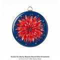NJ26170 Liberty Blooms Round Mini Ornament