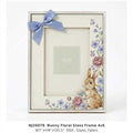 NJ26078 Bunny Floral Glass Frame 4x6