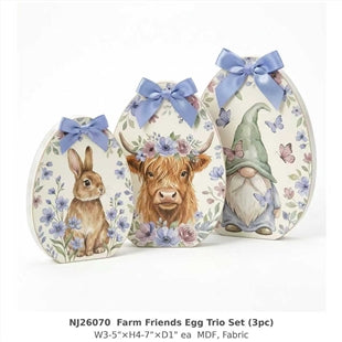N 26070 rarm Friends tag Trio set (5pc)