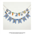 NJ26225 ester" Dyb-Tier Charm Garland