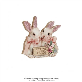 26181 "Spring Fling" Bunny Duo Sitter