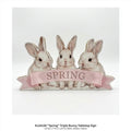 26156 "Spring" Triple Bunny Tabletop Sign