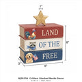 NJ26156 Critters Stacked Books Decor